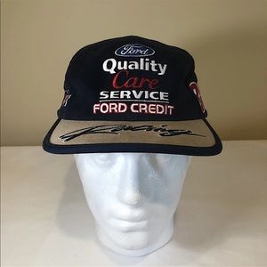 Vintage Ford Quality Care Credit Racing #88 Snapback Cap Hat Dale Jarrett